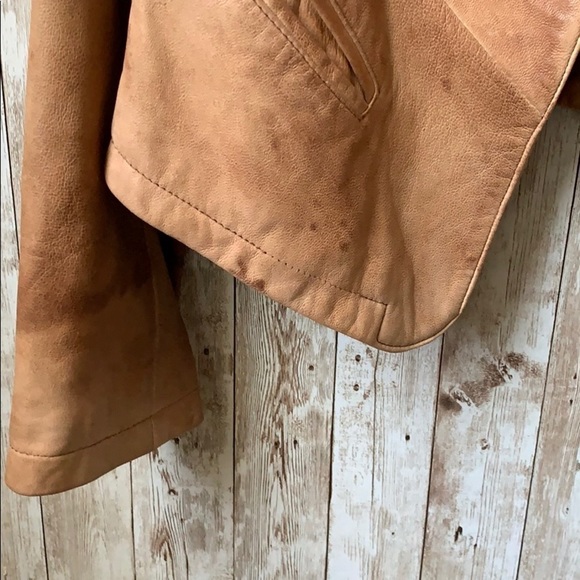 INC International Concepts Leather Jacket - Picture 3 of 7